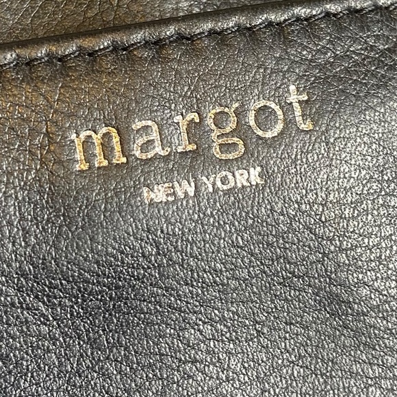 Margot New York Black Leather Crossbody Bag - Picture 6 of 15